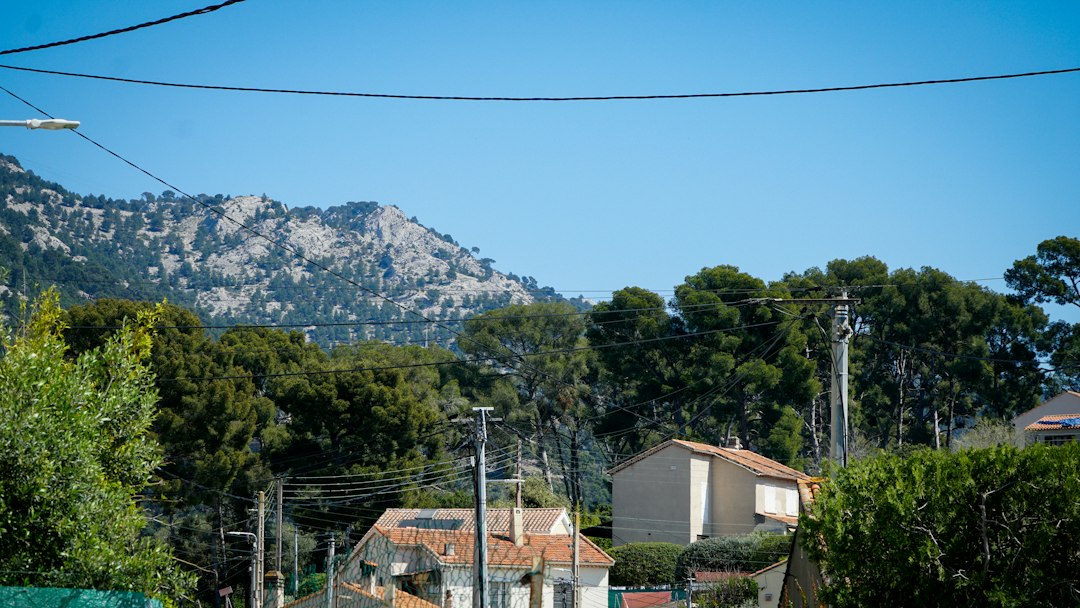 Paysage de Toulon en Provence